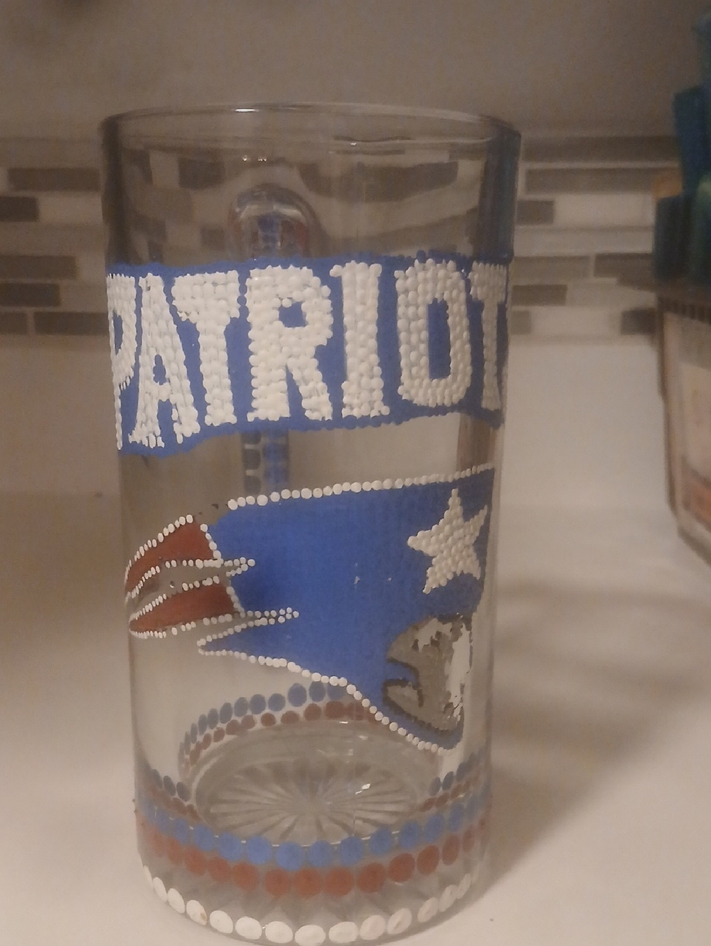 Custom Made PATRIOTS BEER MUG